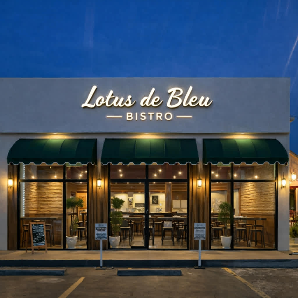 Lotus de Bleu Bistro restaurant